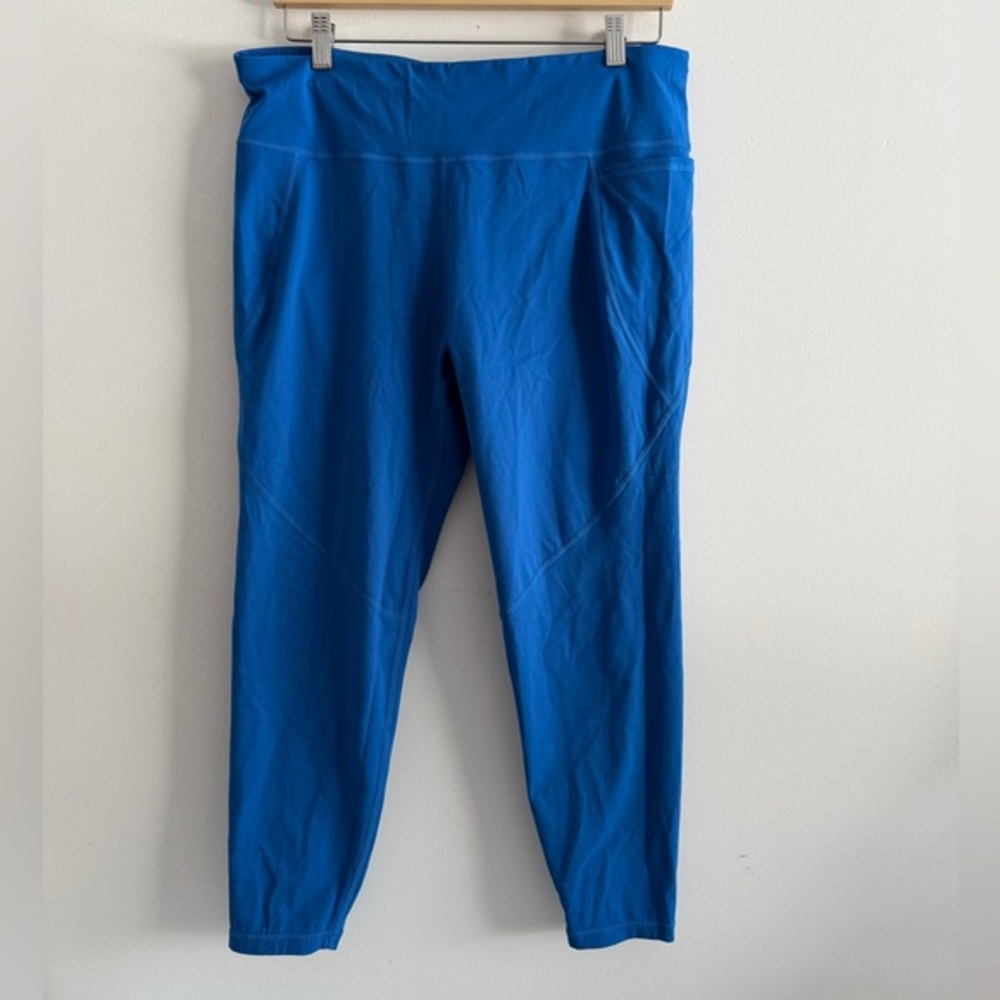 Sweaty Betty Power 7/8 Workout Leggings in Electric Blue - Size XL / 14